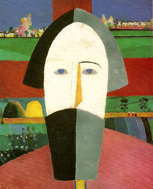 Kazimir Malevich head of a peasant Sweden oil painting art